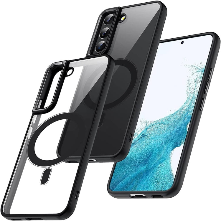 For Samsung Galaxy S23+ 5G Acrylic PC MagSafe Magnetic Phone Case(Black) - Galaxy S23+ 5G Cases by PMC TechLife | Online Shopping South Africa | PMC TechLife