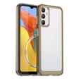 For Samsung Galaxy M14 5G Colorful Series Acrylic + TPU Phone Case(Transparent Grey) - free shipping - PMC TechLife - Order now!