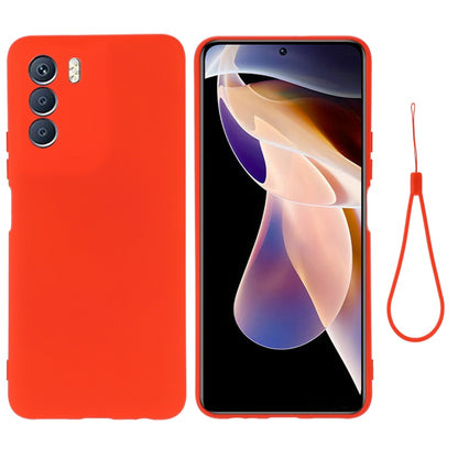 For Infinix Zero 5G 2023 Pure Color Liquid Silicone Shockproof Phone Case(Red) - free shipping - PMC Jewellery - Order now!
