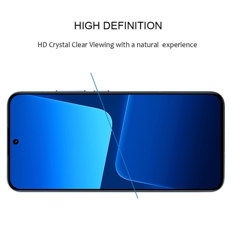 For Xiaomi 13 Ultra Edge Glue 9H HD 3D Curved Edge Tempered Glass Film(Black) - free shipping - PMC Jewellery - Order now!