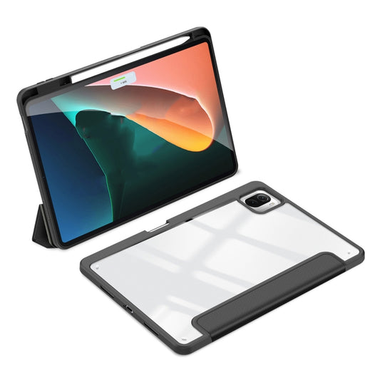 For Xiaomi Pad 6 / 6 Pro DUX DUCIS TOBY Series Antiskid Leather Tablet Case with Sleep / Wake-up Function(Black) - free shipping - PMC Jewellery - Order now!