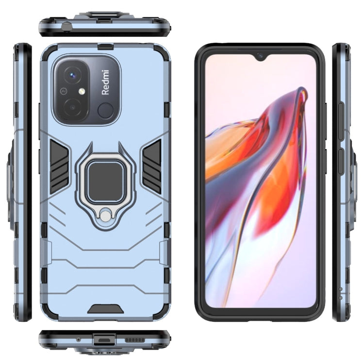 For Xiaomi Redmi 12C Magnetic Ring Holder PC + TPU Phone Case(Navy Blue) - free shipping - PMC TechLife - Order now!