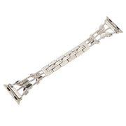 Butterfly Metal Diamond Watch Band For Apple Watch Ultra 49mm&Watch Ultra 2 49mm / Series 9&8&7 45mm / SE 3&SE 2&6&SE&5&4 44mm / 3&2&1 42mm(Starlight)