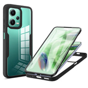 For Xiaomi Redmi Note 12 5G / Poco X5 Acrylic + TPU 360 Degrees Full Coverage Phone Case(Black)