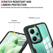 For Xiaomi Redmi Note 12 5G / Poco X5 Acrylic + TPU 360 Degrees Full Coverage Phone Case(Black)