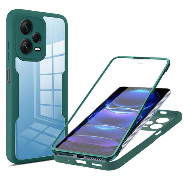 For Xiaomi Redmi Note 12 Pro 5G / Poco X5 Pro Acrylic + TPU 360 Degrees Full Coverage Phone Case(Green)