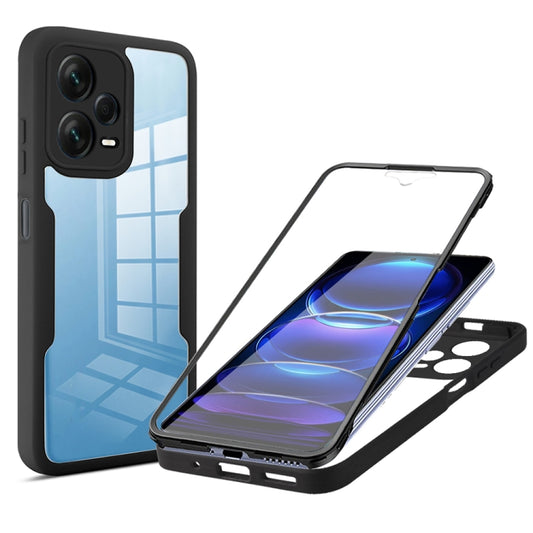 For Xiaomi Redmi Note 12 Pro 5G / Poco X5 Pro Acrylic + TPU 360 Degrees Full Coverage Phone Case(Black) - free shipping - PMC Jewellery - Order now!