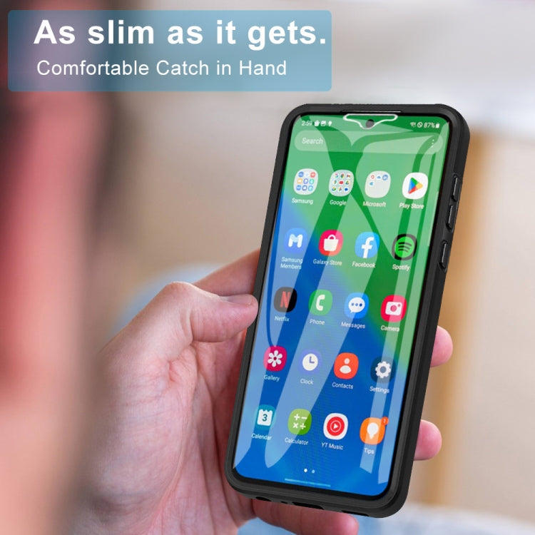 For Samsung Galaxy A34 5G Acrylic + TPU 360 Degrees Full Coverage Phone Case(Green) - free shipping - PMC Jewellery - Order now!