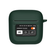 For JBL Tour Pro 2 Silicone Wireless Earphone Protective Case(Deep Green)