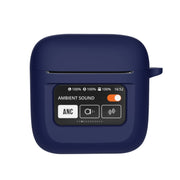 For JBL Tour Pro 2 Silicone Wireless Earphone Protective Case(Dark Blue)