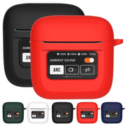 For JBL Tour Pro 2 Silicone Wireless Earphone Protective Case(Black)