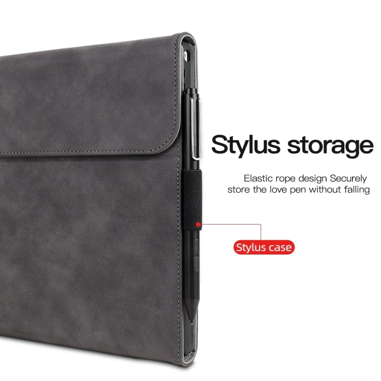 For Microsoft Surface Go 3 / 2 / 1 Sheepskin All-Inclusive Shockproof Protective Case(Brown)