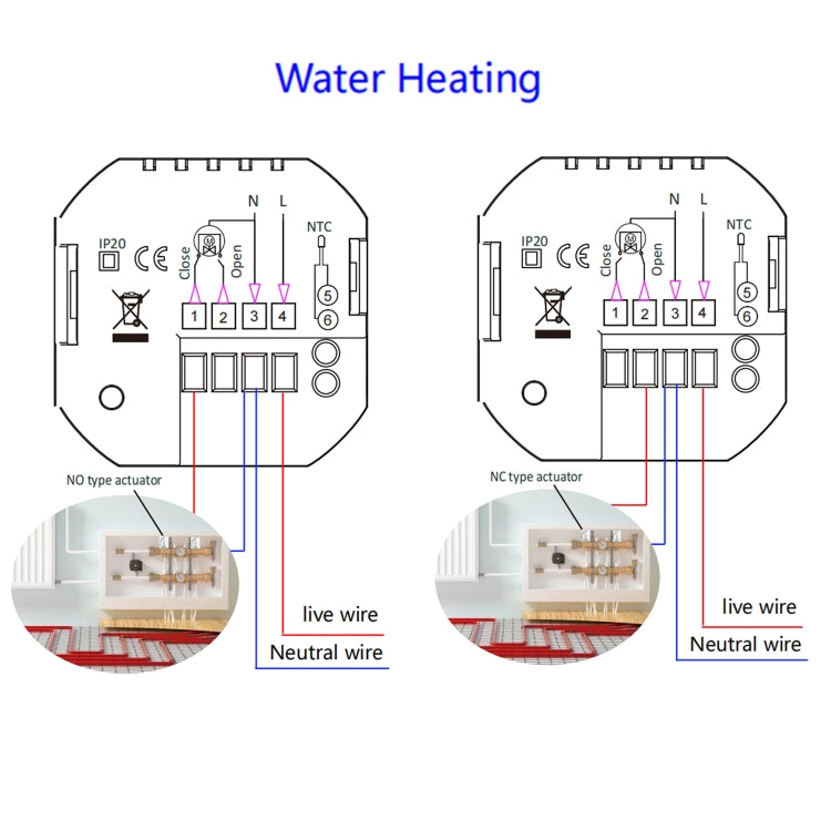 BHT-2002GALM 220V Smart Home Heating Thermostat Water Heating WiFi Thermostat(White)