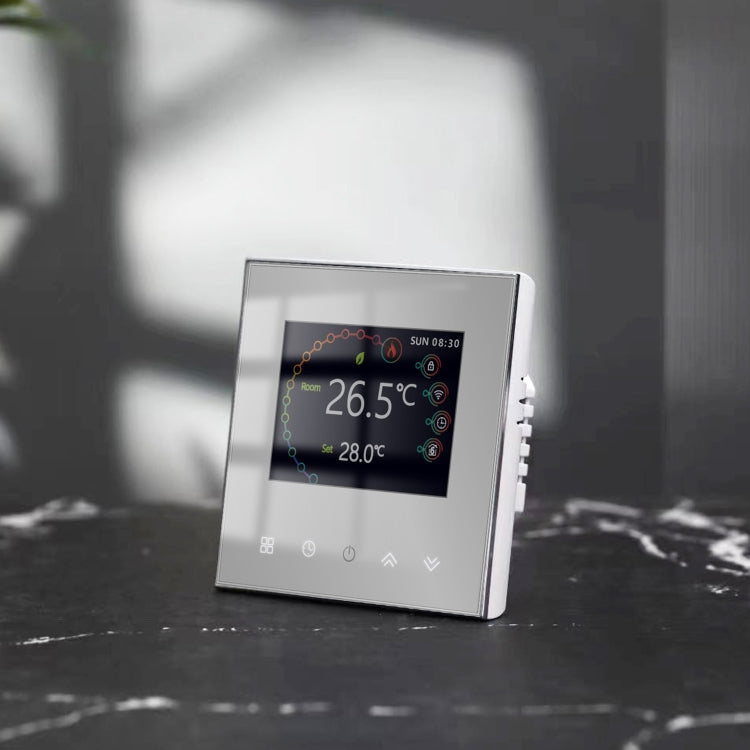 BHT-2002GCLM 220V Smart Home Heating Thermostat Boiler Heating WiFi Thermostat(White)