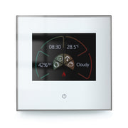 BHT-2002GBLM 220V Smart Home Heating Thermostat Electric Heating WiFi Thermostat with External Sensor Wire(White)