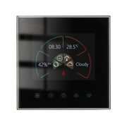 BHT-2002GBLM 220V Smart Home Heating Thermostat Electric Heating WiFi Thermostat with External Sensor Wire(Black)