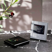 BHT-2002GBLM 220V Smart Home Heating Thermostat Electric Heating WiFi Thermostat with External Sensor Wire(Black)