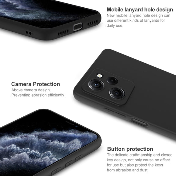 For Xiaomi Redmi Note 12 Pro Speed / POCO X5 Pro 5G IMAK UC-3 Series Shockproof Frosted TPU Protective Case(Black)