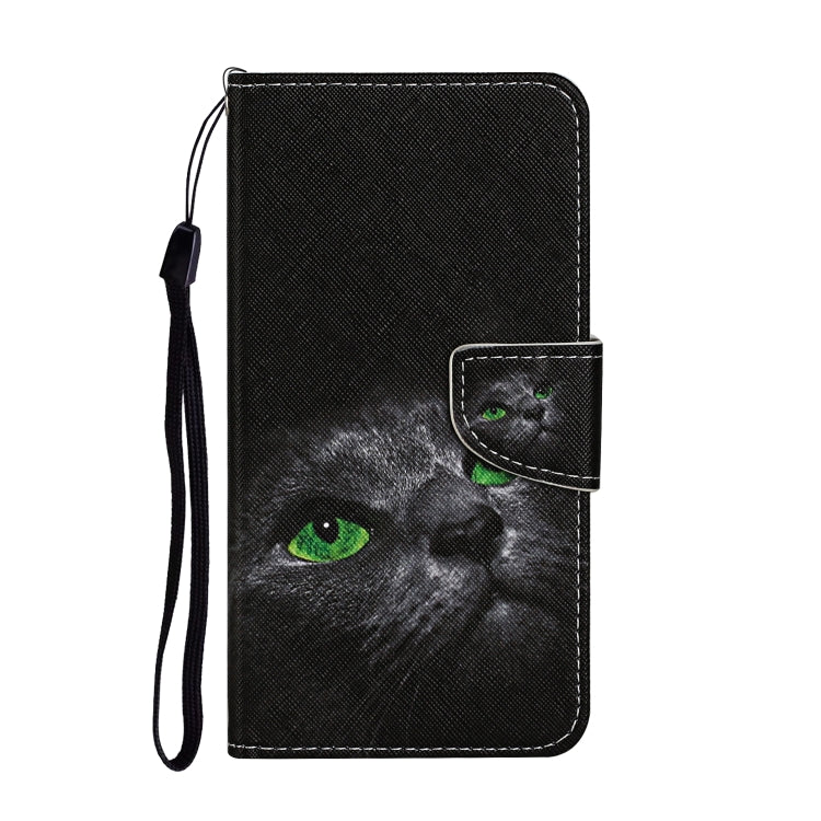 For Xiaomi Redmi 12C Colored Drawing Pattern Flip Leather Phone Case(Black Cat) - free shipping - PMC TechLife - Order now!