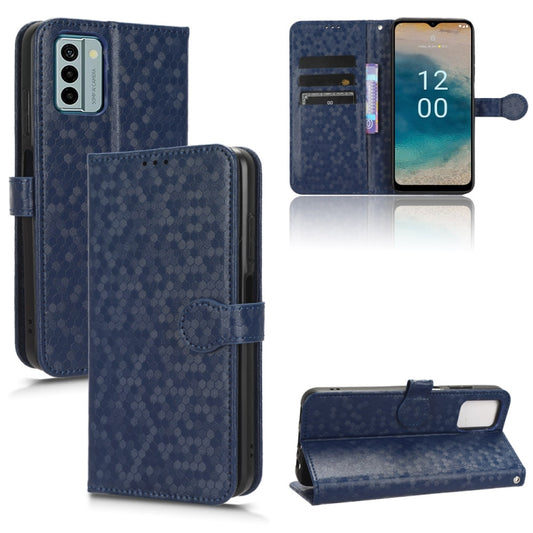 For Nokia G22 4G Honeycomb Dot Texture Leather Phone Case(Blue) - free shipping - PMC Jewellery - Order now!
