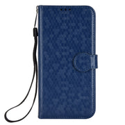 For Nokia G22 4G Honeycomb Dot Texture Leather Phone Case(Blue)