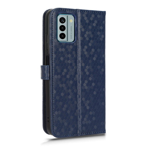 For Nokia G22 4G Honeycomb Dot Texture Leather Phone Case(Blue)
