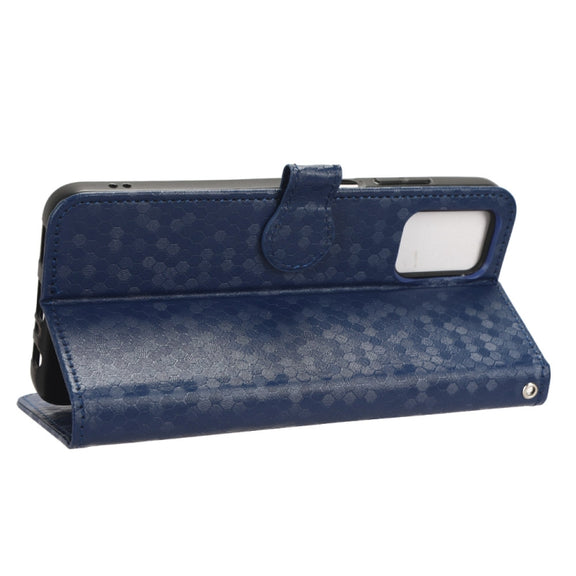 For Nokia G22 4G Honeycomb Dot Texture Leather Phone Case(Blue)