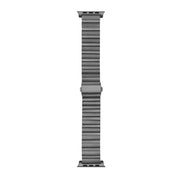 Flat Buckle Titanium Alloy Watch Band For Apple Watch Ultra 49mm&Watch Ultra 2 49mm / Series 9&8&7 45mm / SE 3&SE 2&6&SE&5&4 44mm / 3&2&1 42mm (Gray)