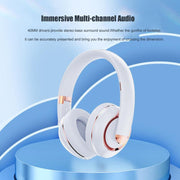 KE22 Folded Noise Reductiong Wireless Bluetooth Headphones(Pink)