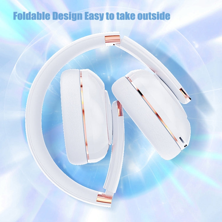 KE22 Folded Noise Reduction Wireless Bluetooth Headphones(Blue) - Headset & Headphone by PMC TechLife | Online Shopping South Africa | PMC TechLife