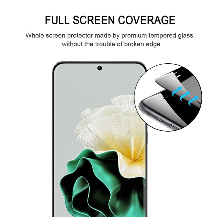 For Huawei P60 / P60 Pro / P60 Art Edge Glue 3D Curved Edge Full Screen Tempered Glass Film - free shipping - PMC TechLife - Order now!