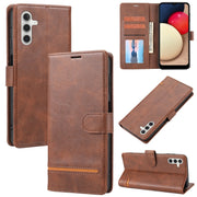 For Samsung Galaxy A24 4G Classic Wallet Flip Leather Phone Case(Brown)