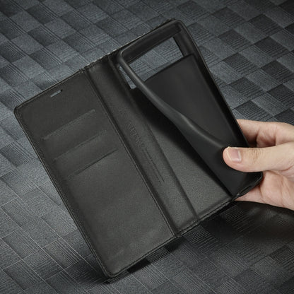 For Google Pixel 7a LC.IMEEKE Carbon Fiber Leather Phone Case(Horizontal Black) - free shipping - PMC Jewellery - Order now!