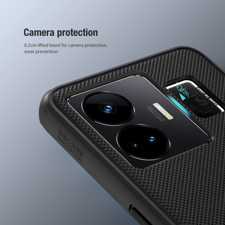 For Realme GT Neo 5 NILLKIN Frosted Shield Pro PC + TPU Phone Case(Black) - Realme Cases by NILLKIN | Online Shopping South Africa | PMC Jewellery | Buy Now Pay Later Mobicred