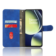 For OnePlus Nord CE 3 Skin Feel Magnetic Flip Leather Phone Case(Blue)
