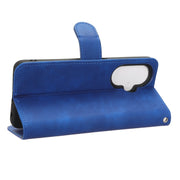 For OnePlus Nord CE 3 Skin Feel Magnetic Flip Leather Phone Case(Blue)