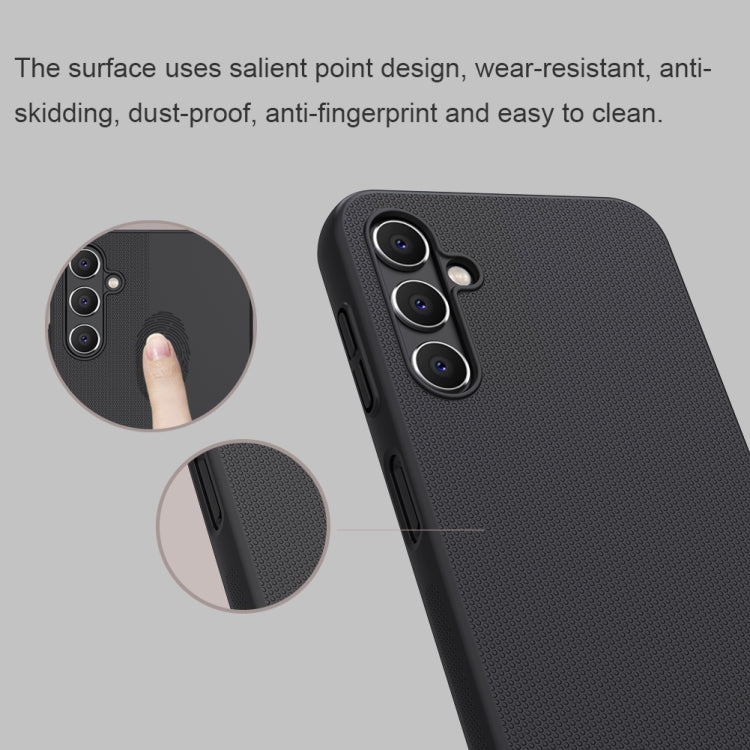 For Samsung Galaxy A14 4G NILLKIN Frosted PC Phone Case(Black)