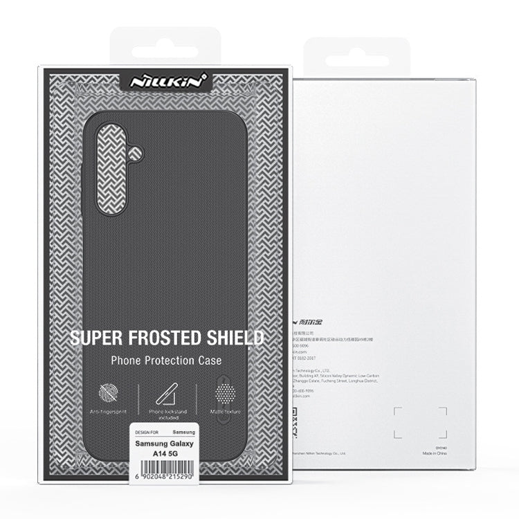 For Samsung Galaxy A14 4G NILLKIN Frosted PC Phone Case(Black)