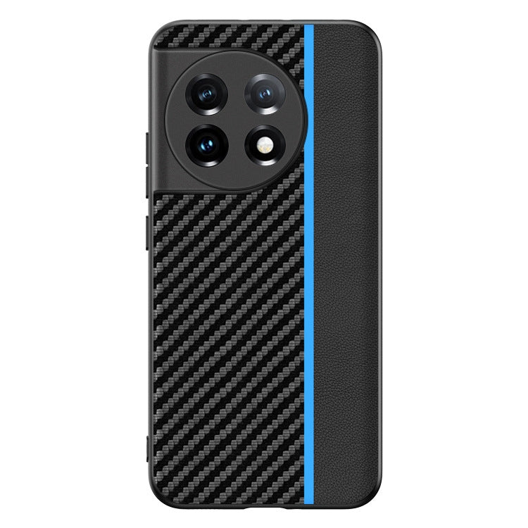 For OnePlus 11 Ultra-thin Carbon Fiber Texture Printing Phone Case(Black Blue) - free shipping - PMC TechLife - Order now!