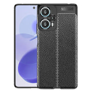 For Xiaomi Redmi Note 12 Turbo Litchi Texture Shockproof TPU Phone Case(Black)