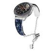 For Garmin Venu 2 / Forerunner 265 / 255 22mm Diamond Chain Mental Watch Band(Blue) -  by PMC TechLife | Online Shopping South Africa | PMC TechLife
