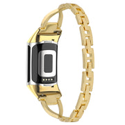 For Fitbit Charge 5 Diamond Metal Watch Band(Gold)