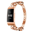 For Fitbit Charge 2 Sun Moon Star Diamond Metal Watch Band(Rose Gold) -  by PMC TechLife | Online Shopping South Africa | PMC TechLife