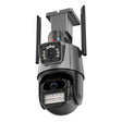 QX81 Humanoid Recognition AI Alarm WIFI Spherical Dual 2MP IP Camera, Plug:US Plug - free shipping - PMC TechLife - Order now!