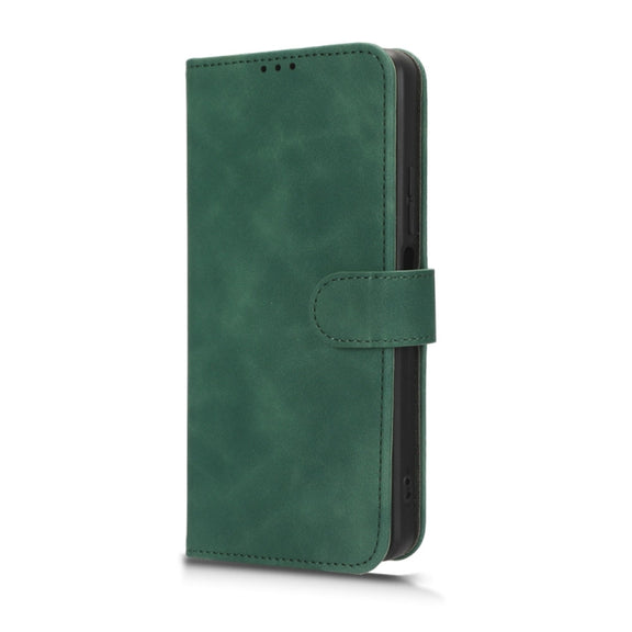 For TECNO Spark 10 Pro Skin Feel Magnetic Flip Leather Phone Case(Green)