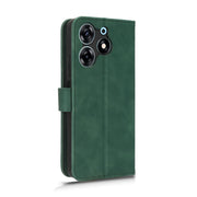 For TECNO Spark 10 Pro Skin Feel Magnetic Flip Leather Phone Case(Green)