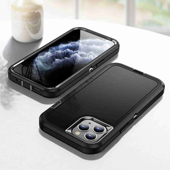 For iPhone 11 Pro Life Water-resistant Rugged Phone Case(Black)
