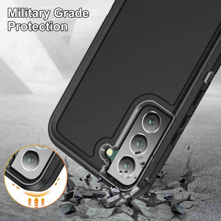 For Samsung Galaxy S23 5G Life Water-resistant Rugged Phone Case(Black)