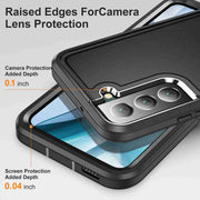 For Samsung Galaxy S23 5G Life Water-resistant Rugged Phone Case(Black)