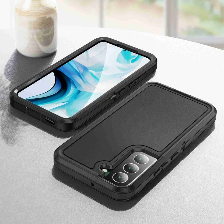 For Samsung Galaxy S23 5G Life Water-resistant Rugged Phone Case(Black)